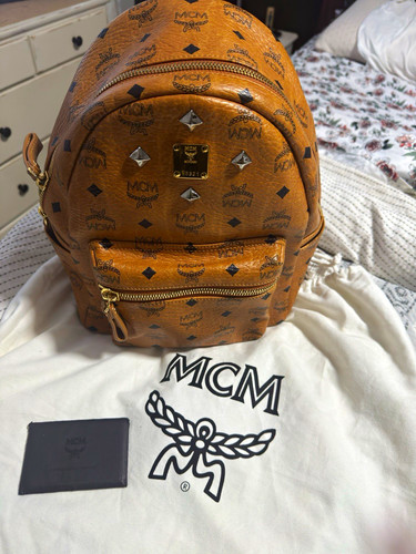 Mcm monogram leather studded - monogram,