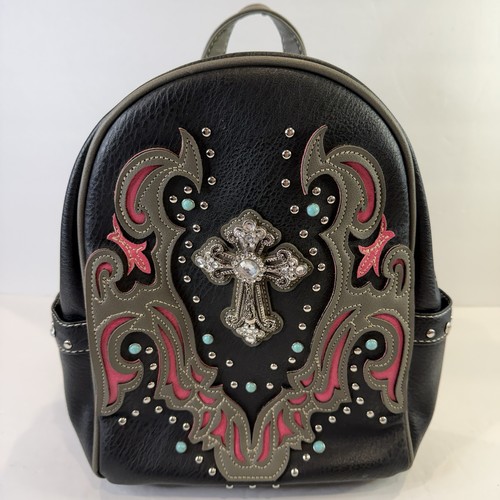 Western cross rhinestone - western,