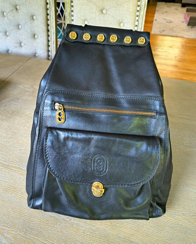 Marino orlandi black backpack - marino,