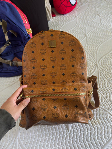 Mcm brown visetos - brown, monogram