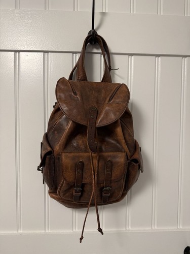 Frye leather brown backpack - leather,